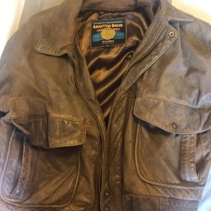 Wilson’s Men’s Brown Leather Jacket